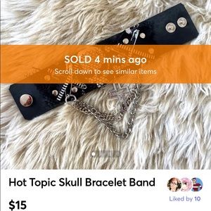 Hot Topic Skull Bracelet